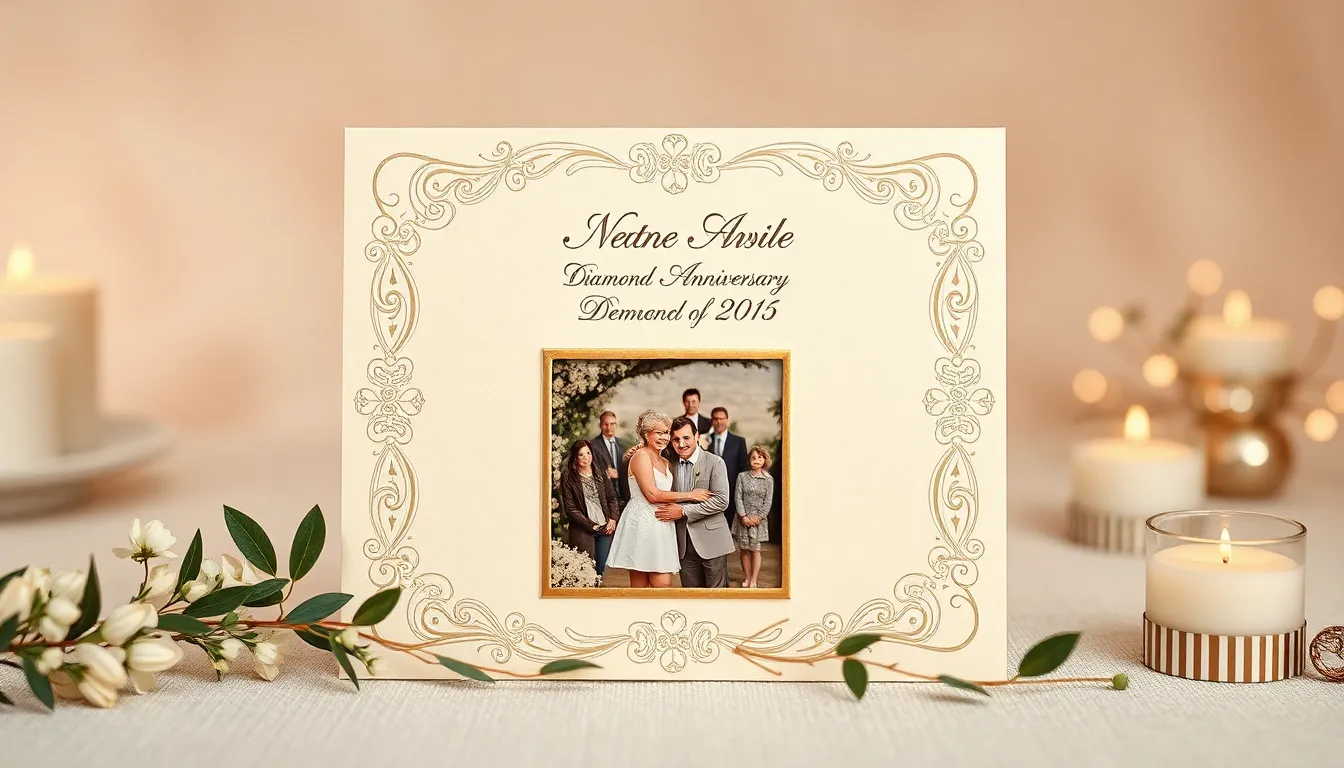 60th Wedding Anniversary Party Ideas: Diamond Celebration Planning Guide 3