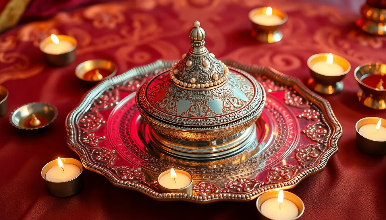25 Stunning Aarti Thali Decoration Ideas for Wedding That'll Wow Your Guests 4 25 Stunning Aarti Thali Decoration Ideas for Wedding That'll Wow Your Guests 3
