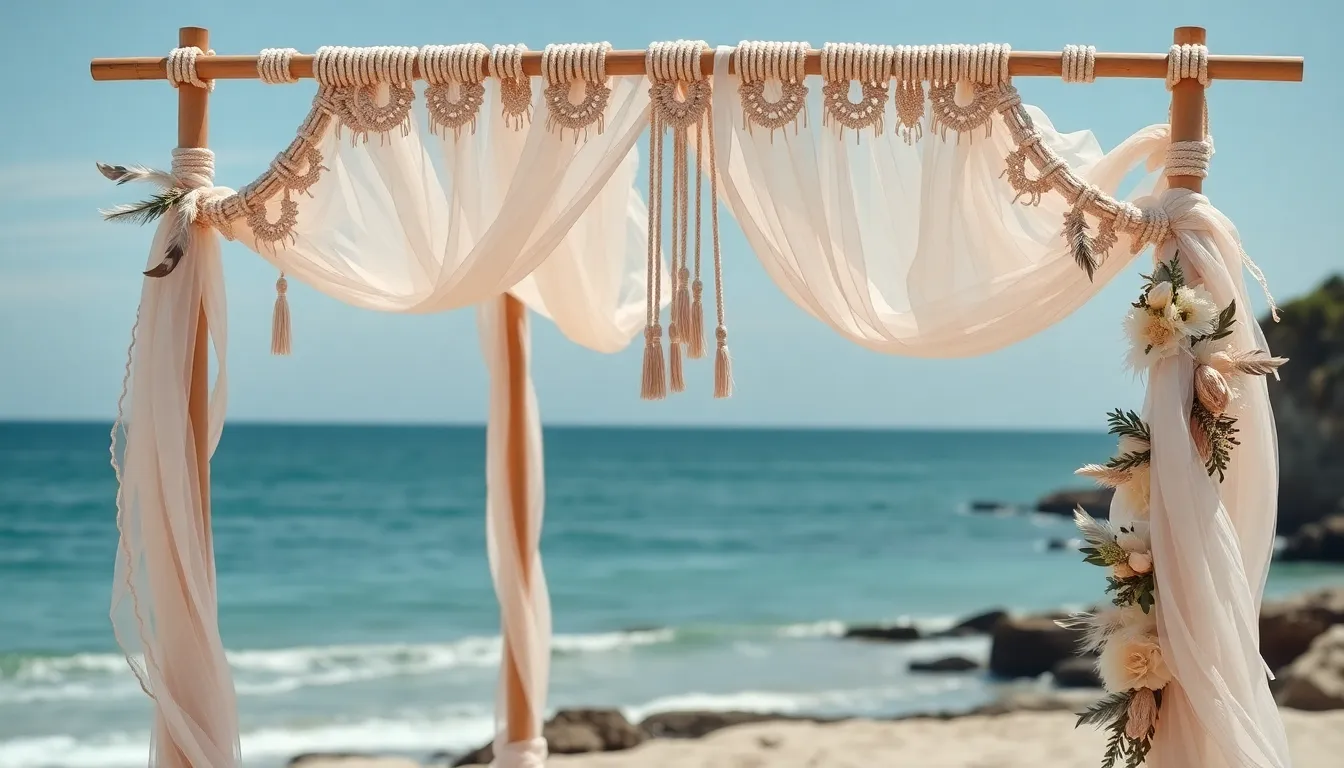 25 Stunning Beach Wedding Arch Ideas That'll Make Your Ceremony Unforgettable 4 25 Stunning Beach Wedding Arch Ideas That'll Make Your Ceremony Unforgettable 3