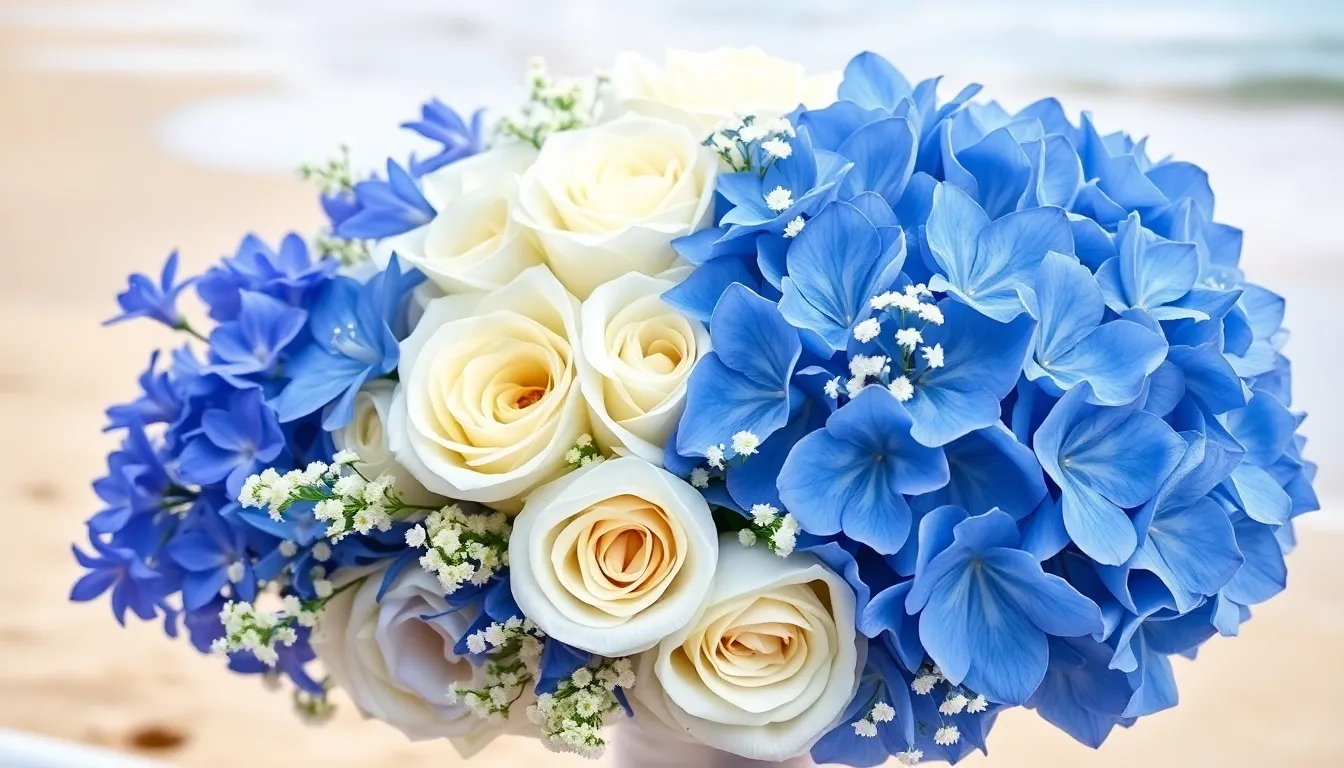 25 Stunning Beach Wedding Bouquet Ideas That Won't Blow Away in Ocean Breeze 4 25 Stunning Beach Wedding Bouquet Ideas That Won't Blow Away in Ocean Breeze 3