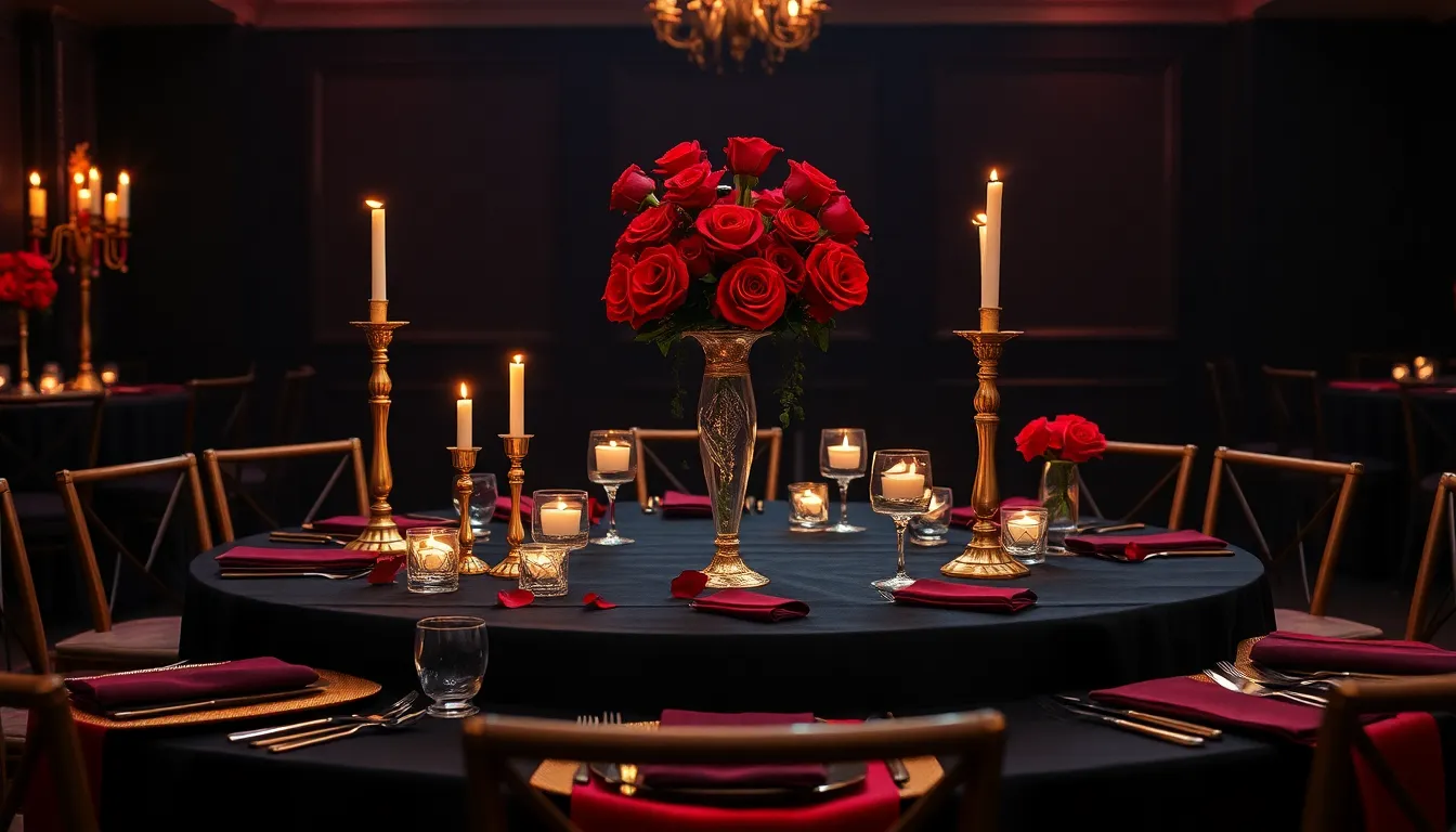 47 Stunning Black and Red Wedding Ideas That Will Leave Guests Speechless 3
