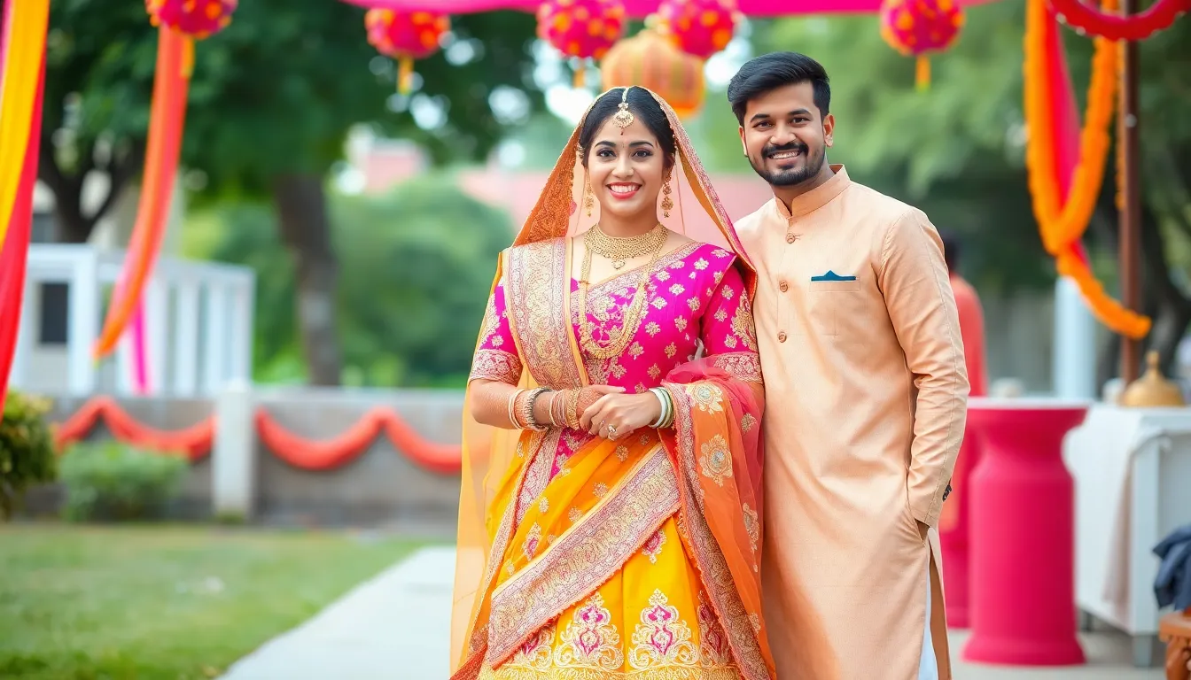 50 Stunning Bride Groom Dress Indian Wedding Ideas for 2025 4 50 Stunning Bride Groom Dress Indian Wedding Ideas for 2025 3
