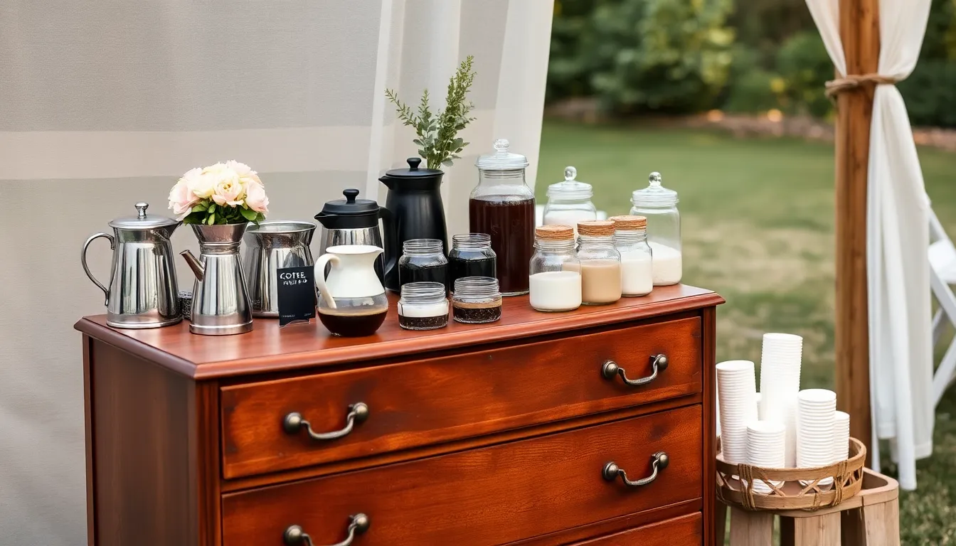 25 Stunning Coffee Bar Ideas for Wedding That Will Wow Your Guests 3