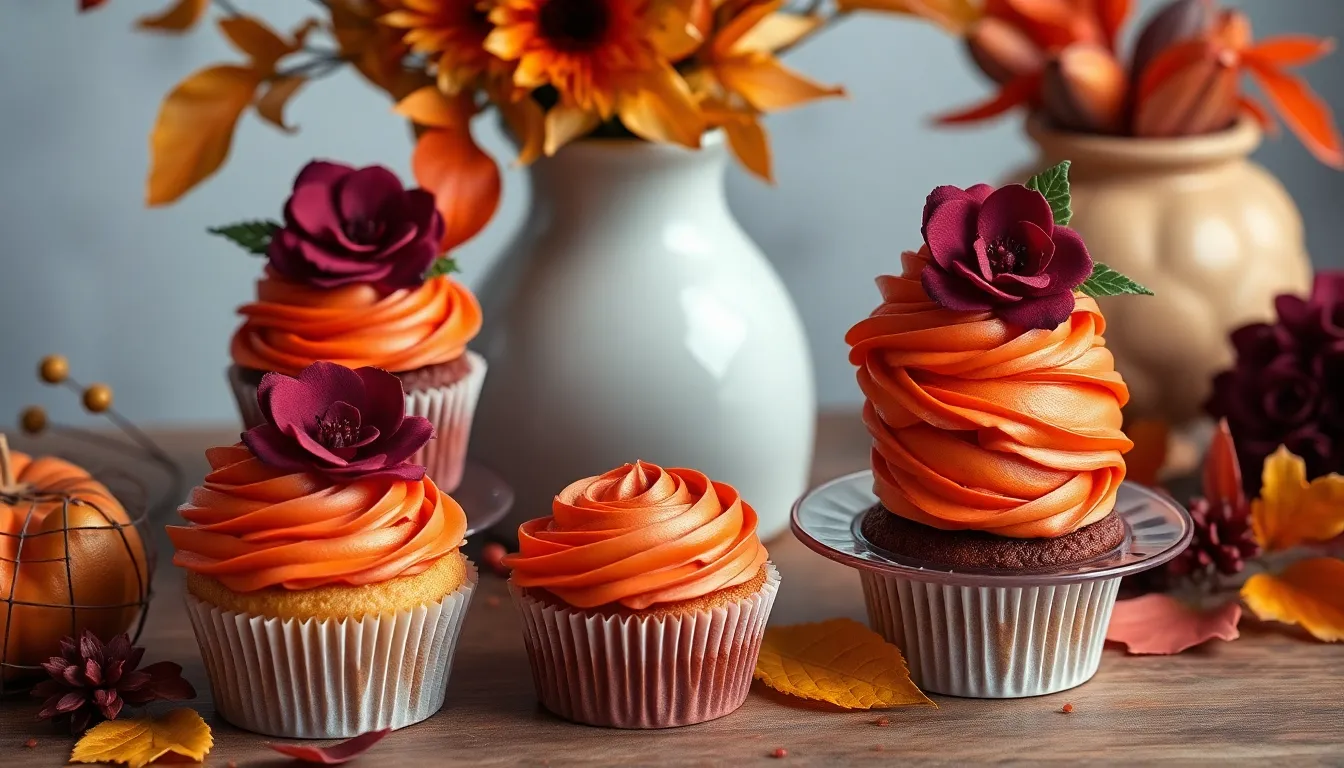 25 Stunning Fall Wedding Cupcakes Ideas That Will Wow Your Guests 3
