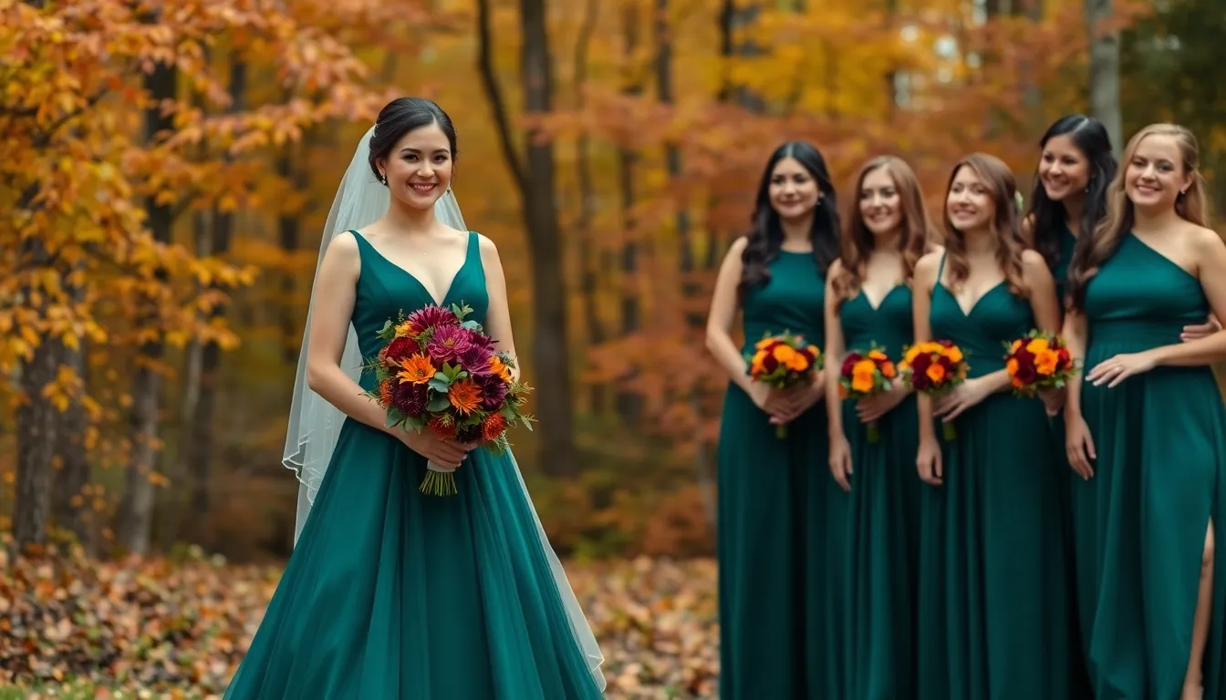 30 Stunning Fall Wedding Color Ideas That'll Make Your Guests Swoon 4 30 Stunning Fall Wedding Color Ideas That'll Make Your Guests Swoon 3