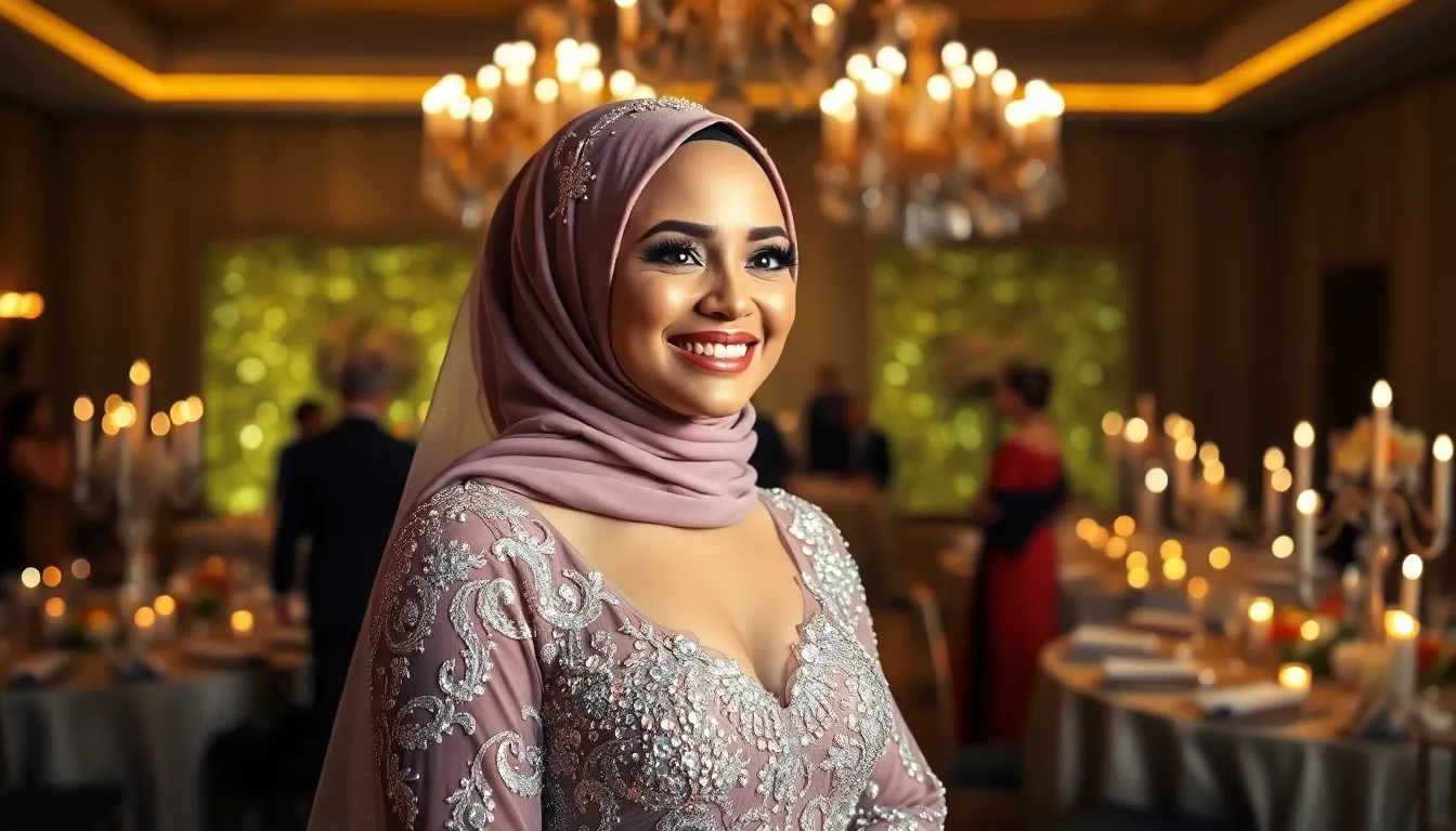 25 Stunning Hijab Ideas for Wedding: From Classic to Modern Bridal Styles 4 25 Stunning Hijab Ideas for Wedding: From Classic to Modern Bridal Styles 3