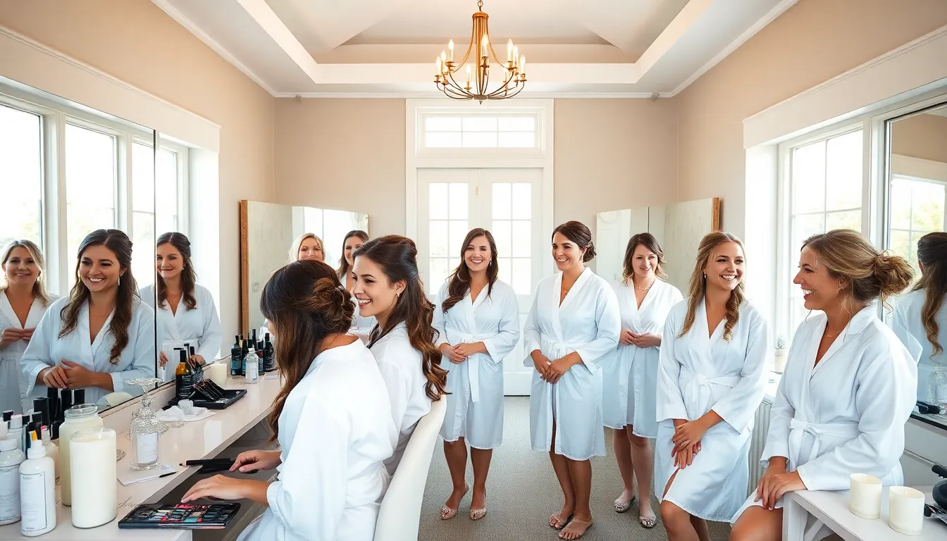 15 Morning of Wedding Ideas for Bridal Parties That Create Magical Memories 4 15 Morning of Wedding Ideas for Bridal Parties That Create Magical Memories 3