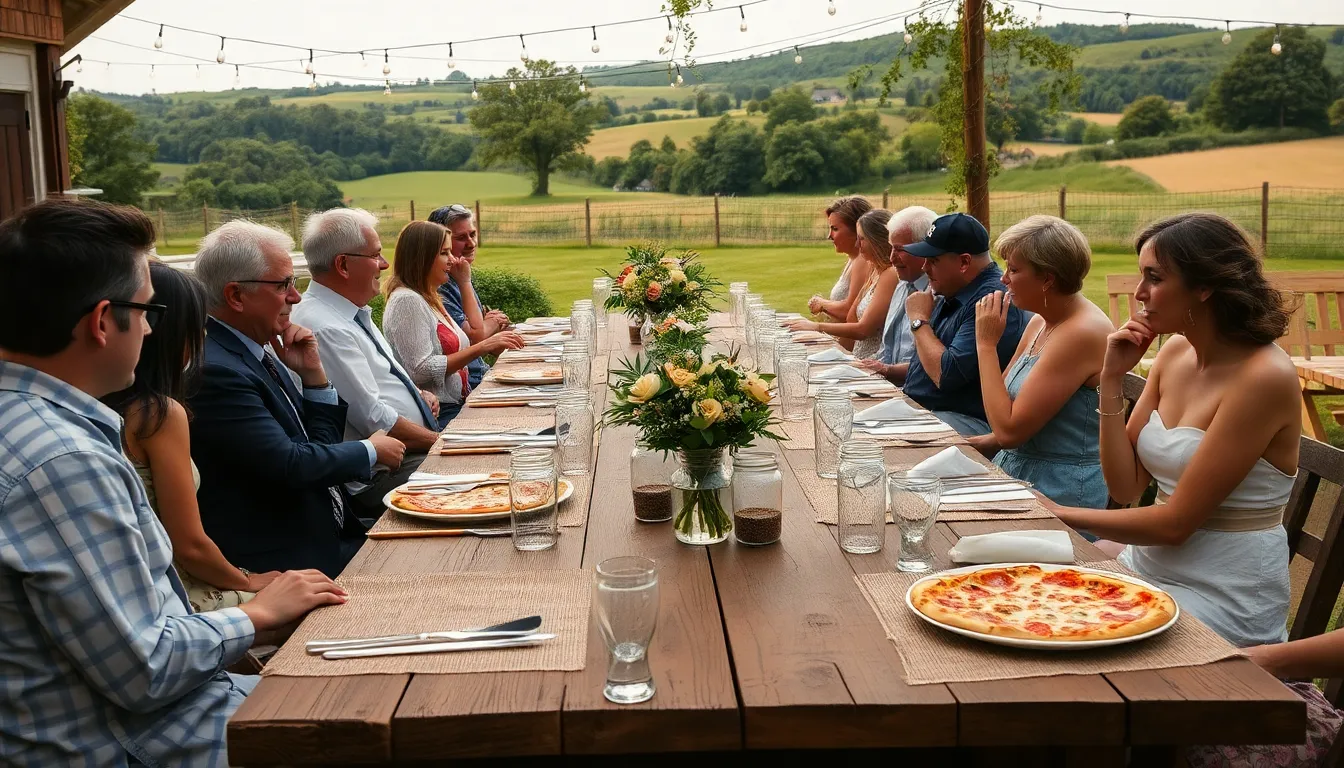 15 Creative Pizza Wedding Reception Ideas That Will Wow Your Guests 4 15 Creative Pizza Wedding Reception Ideas That Will Wow Your Guests 3