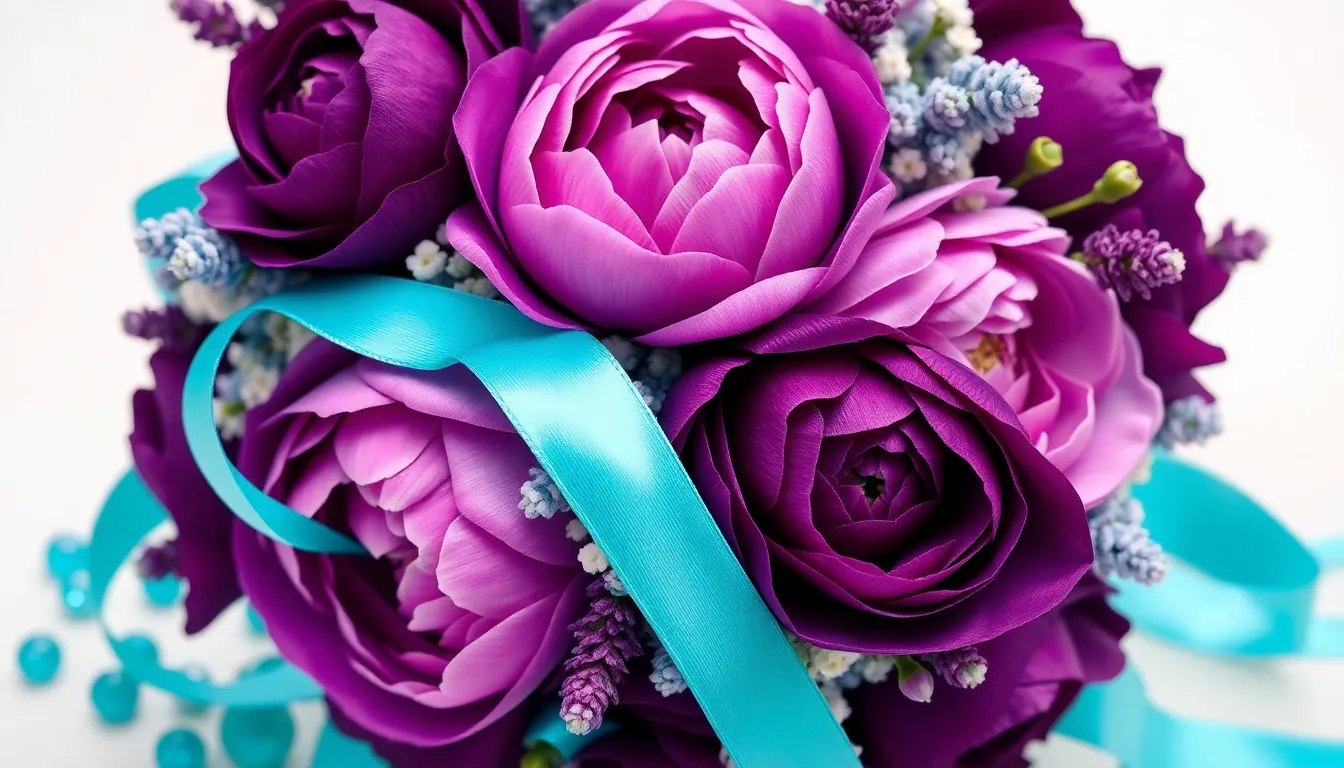 15 Stunning Purple and Turquoise Wedding Ideas That Will Make Your Day Unforgettable 4 15 Stunning Purple and Turquoise Wedding Ideas That Will Make Your Day Unforgettable 3