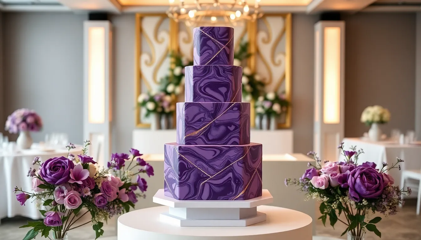 30 Stunning Purple Wedding Cake Ideas That Will Wow Your Guests in 2025 4 30 Stunning Purple Wedding Cake Ideas That Will Wow Your Guests in 2025 3