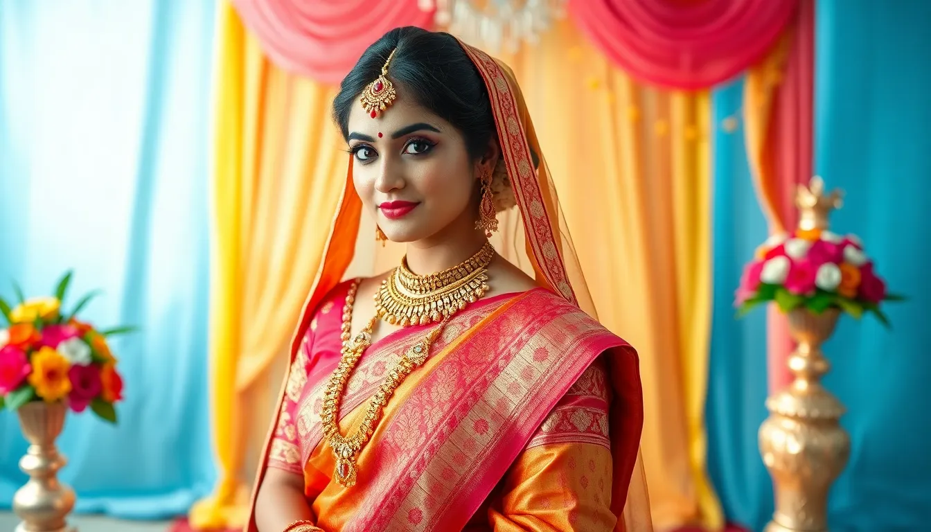 25 Stunning Saree Ideas for Wedding Season: Traditional to Modern Styles 4 25 Stunning Saree Ideas for Wedding Season: Traditional to Modern Styles 3