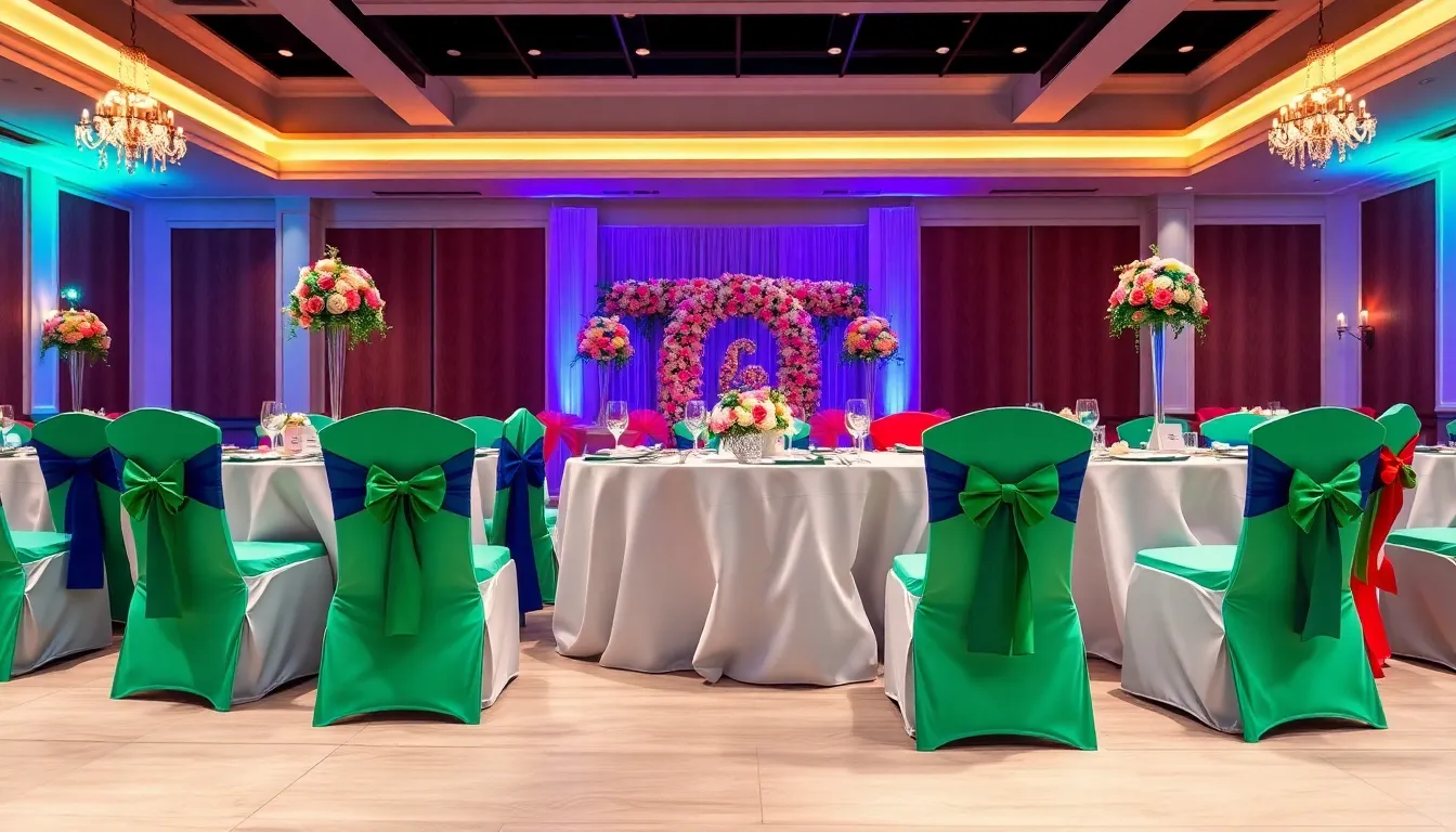 25 Stunning Wedding Chair Cover Ideas to Transform Your Reception 3