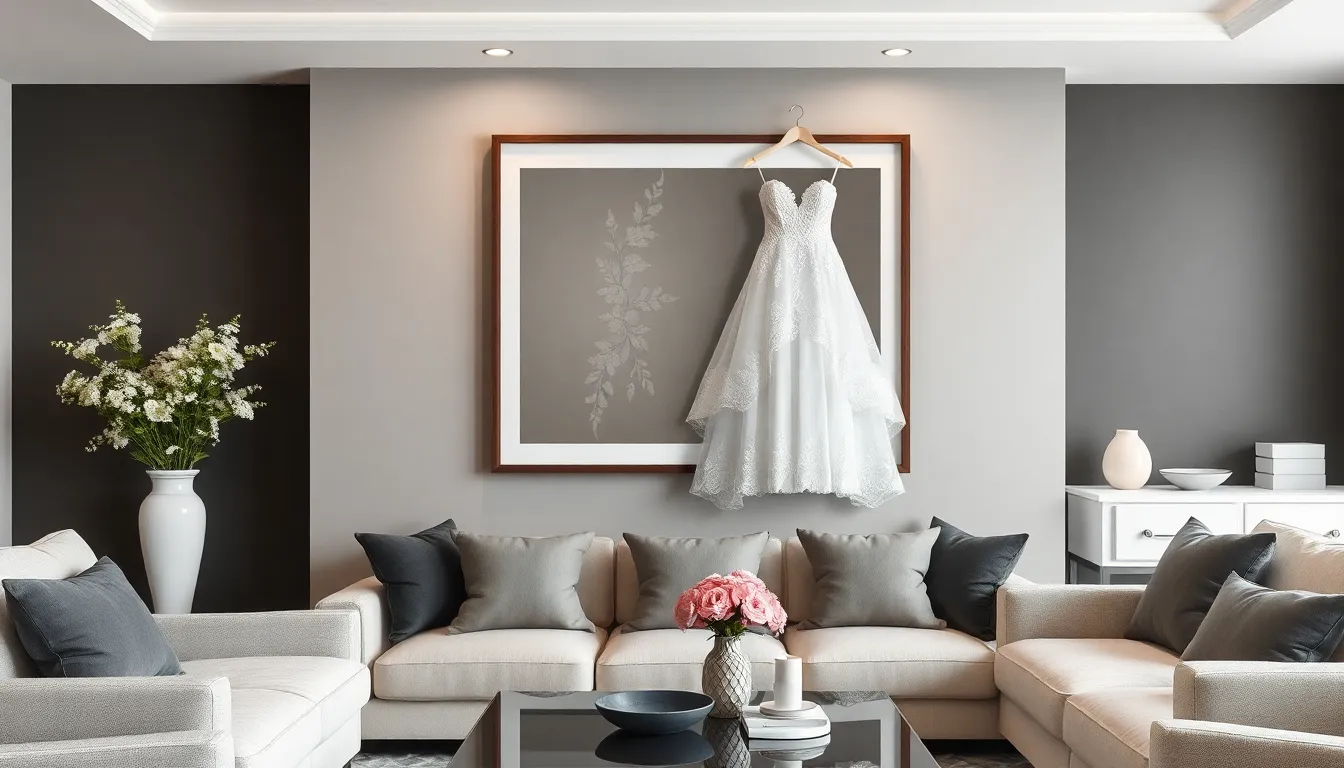 50 Creative Wedding Dress Display Ideas to Turn Your Gown Into Stunning Home Art 3