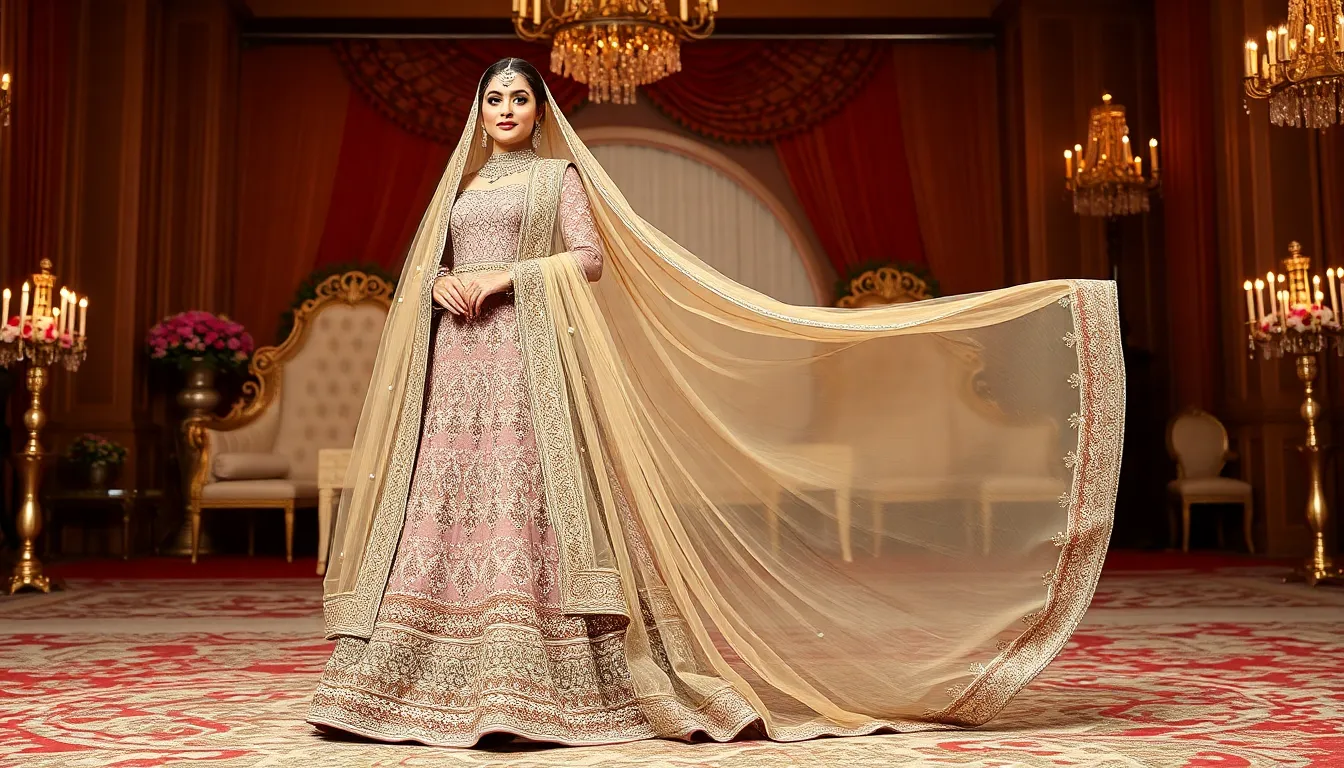 25 Stunning Pakistani Wedding Dress Ideas That Will Make You Look Like Royalty 3