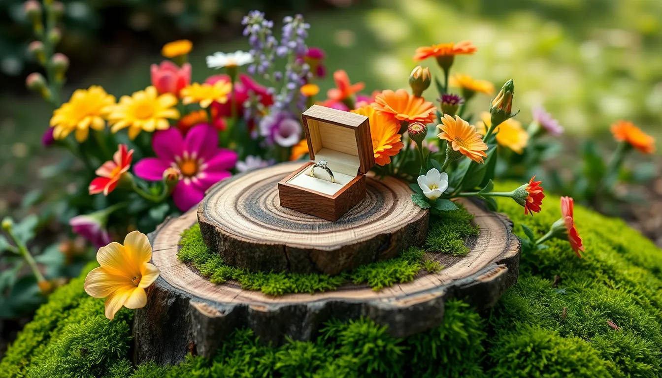 25 Creative Wedding Ring Holder Ideas That'll Make Your Ceremony Unforgettable 3