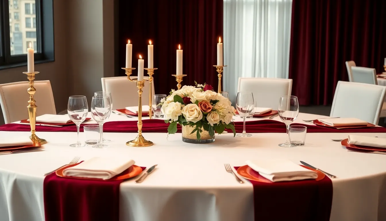 25 Stunning Wedding Table Linen Ideas to Transform Your Reception Tables 4 25 Stunning Wedding Table Linen Ideas to Transform Your Reception Tables 3