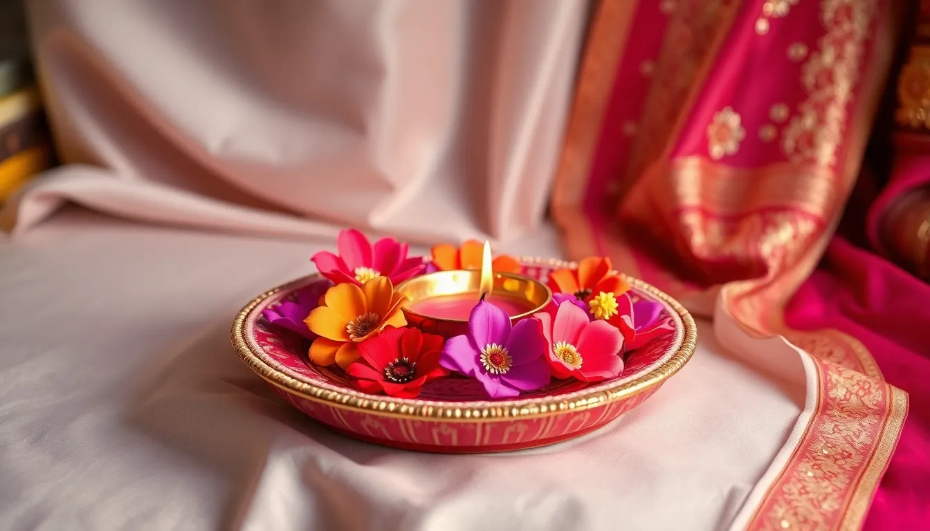 25 Stunning Aarti Thali Decoration Ideas for Wedding That'll Wow Your Guests 6 25 Stunning Aarti Thali Decoration Ideas for Wedding That'll Wow Your Guests 5