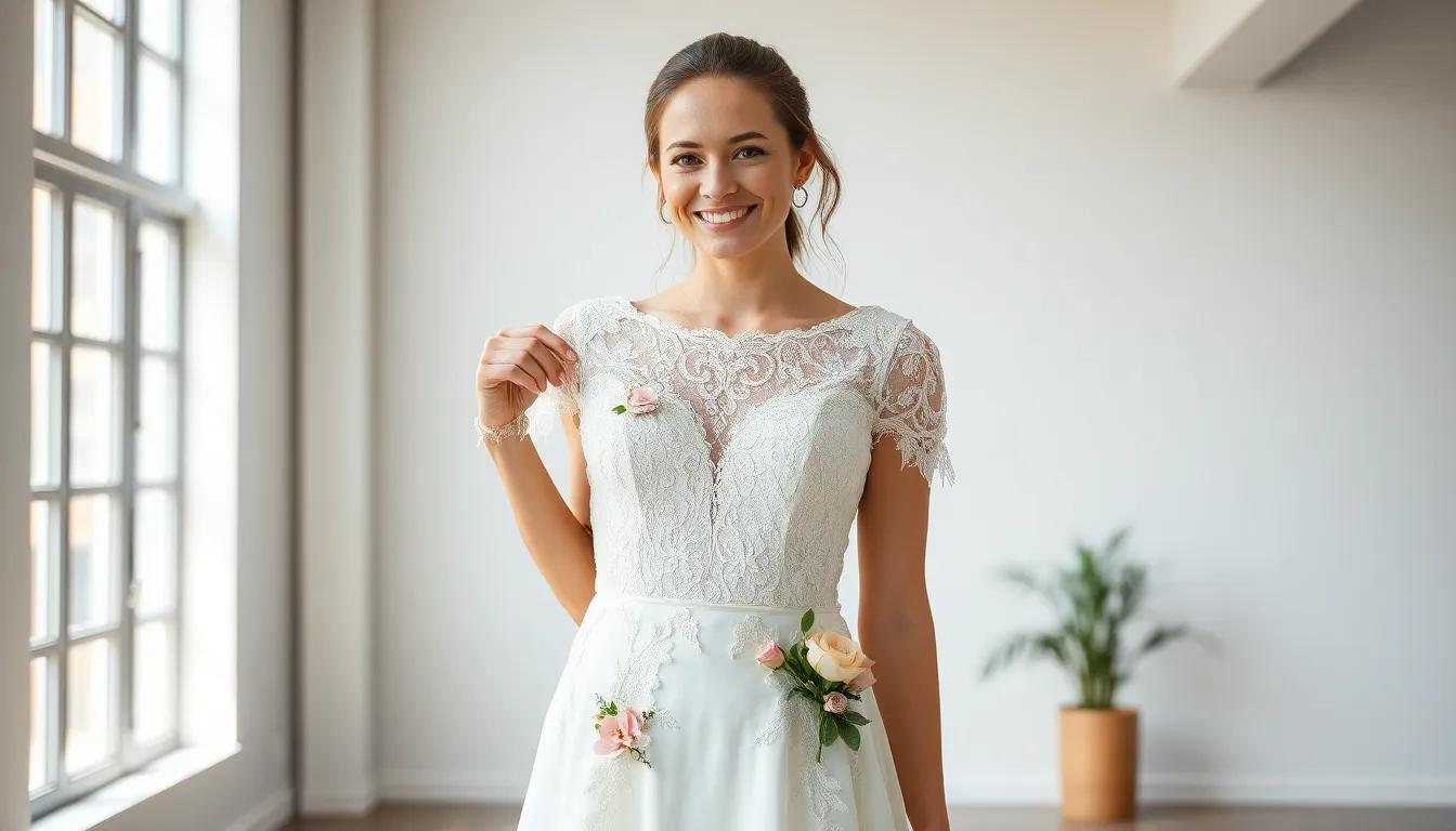 15 Creative Mom's Wedding Dress Redone Ideas to Honor Family Legacy 6 15 Creative Mom's Wedding Dress Redone Ideas to Honor Family Legacy 5