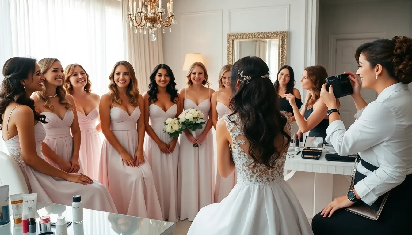 15 Morning of Wedding Ideas for Bridal Parties That Create Magical Memories 6 15 Morning of Wedding Ideas for Bridal Parties That Create Magical Memories 5