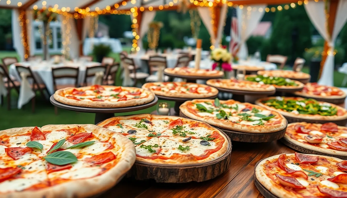 15 Creative Pizza Wedding Reception Ideas That Will Wow Your Guests 6 15 Creative Pizza Wedding Reception Ideas That Will Wow Your Guests 5