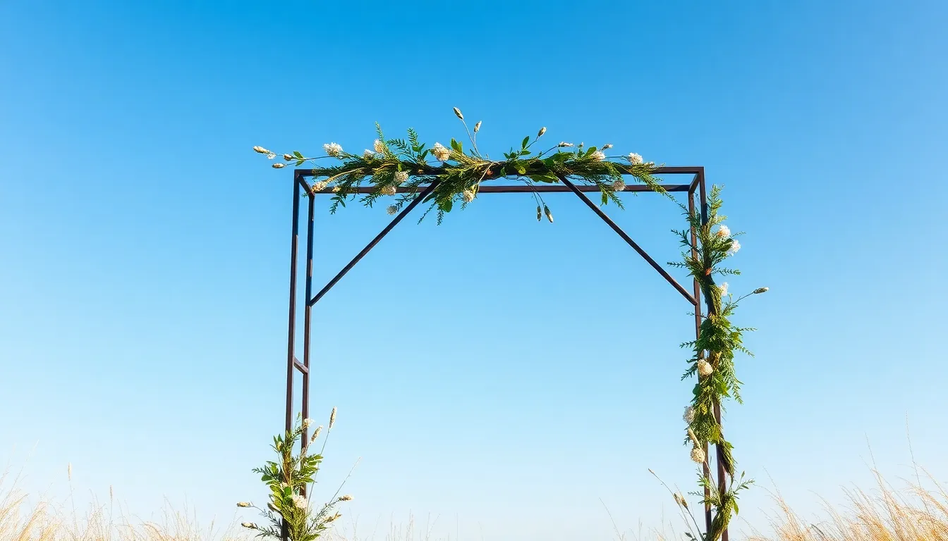 25 Simple Wedding Arch Ideas That'll Make Your Big Day Stunning (On Any Budget!) 5