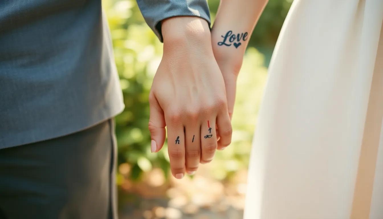 25 Romantic Wedding Anniversary Tattoo Ideas Couples Are Getting in 2025 6 25 Romantic Wedding Anniversary Tattoo Ideas Couples Are Getting in 2025 5