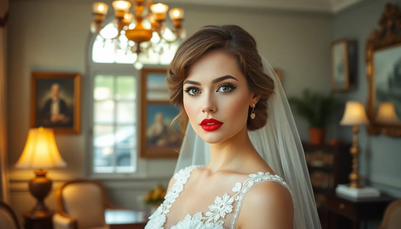 25 Stunning Wedding Makeup Ideas for Brown Eyes That'll Make You Shine on Your Big Day 5