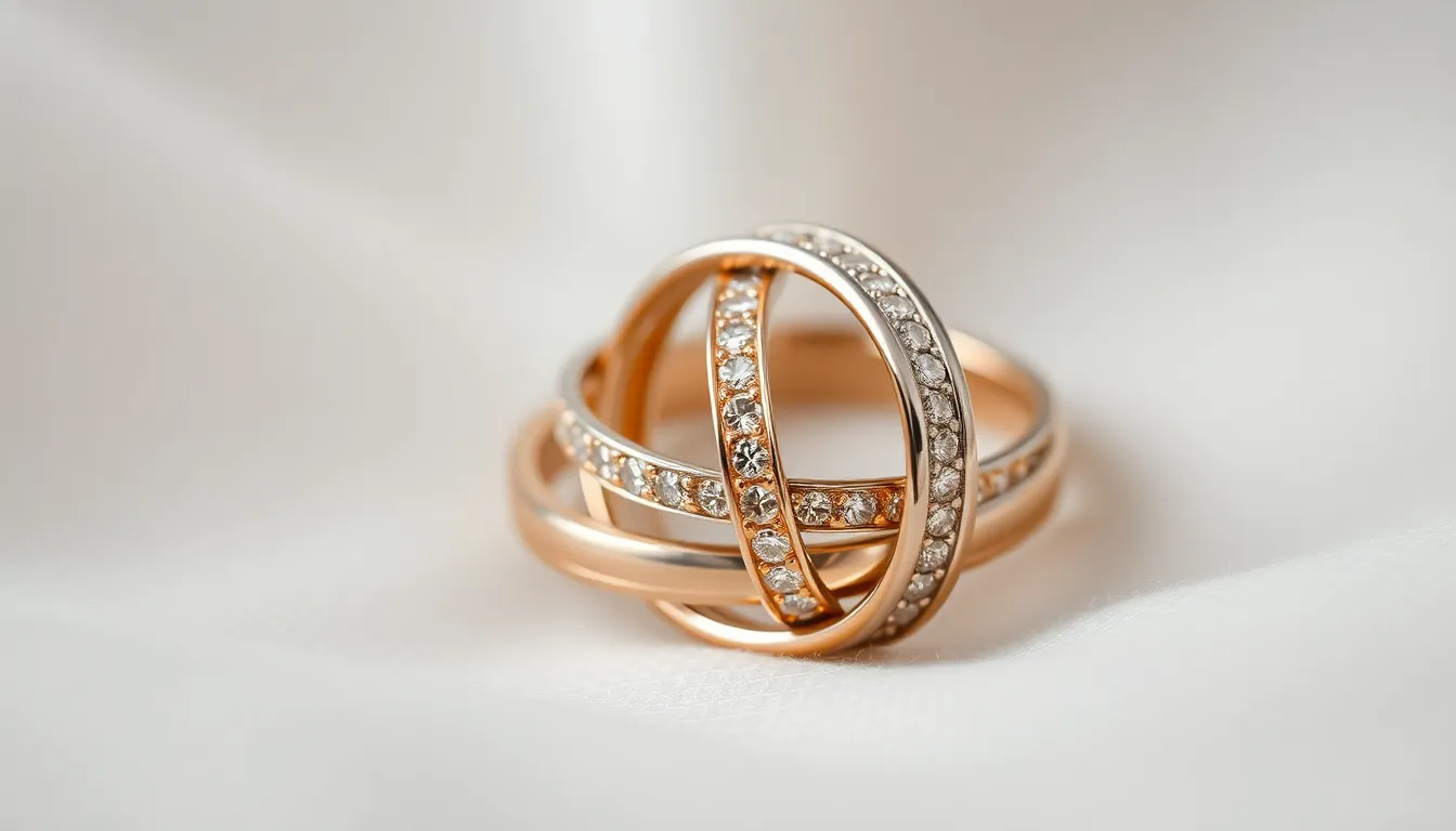 25 Stunning Wedding Ring Stack Ideas to Create Your Perfect Bridal Set 6 25 Stunning Wedding Ring Stack Ideas to Create Your Perfect Bridal Set 5