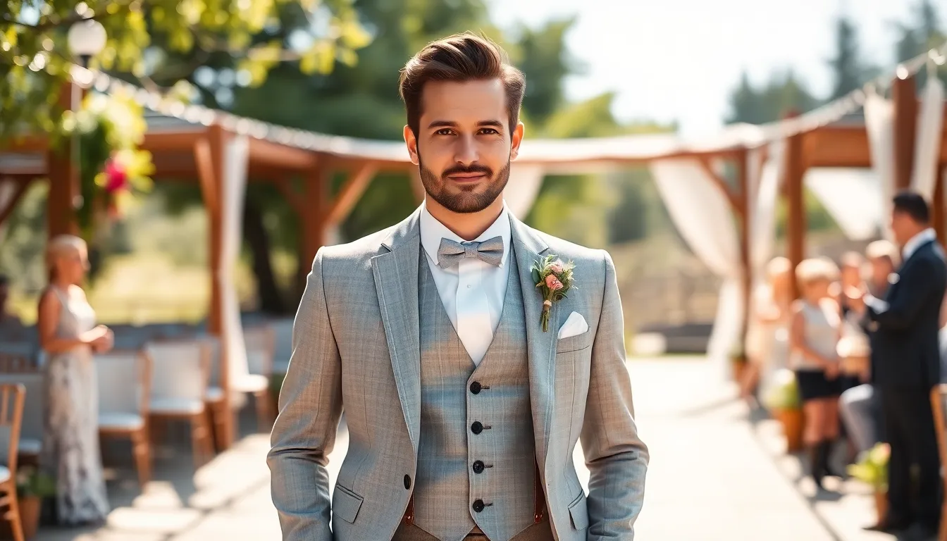 21 Stylish Wedding Suit Ideas for Men: From Classic Tuxedos to Bold Patterns 6 21 Stylish Wedding Suit Ideas for Men: From Classic Tuxedos to Bold Patterns 5