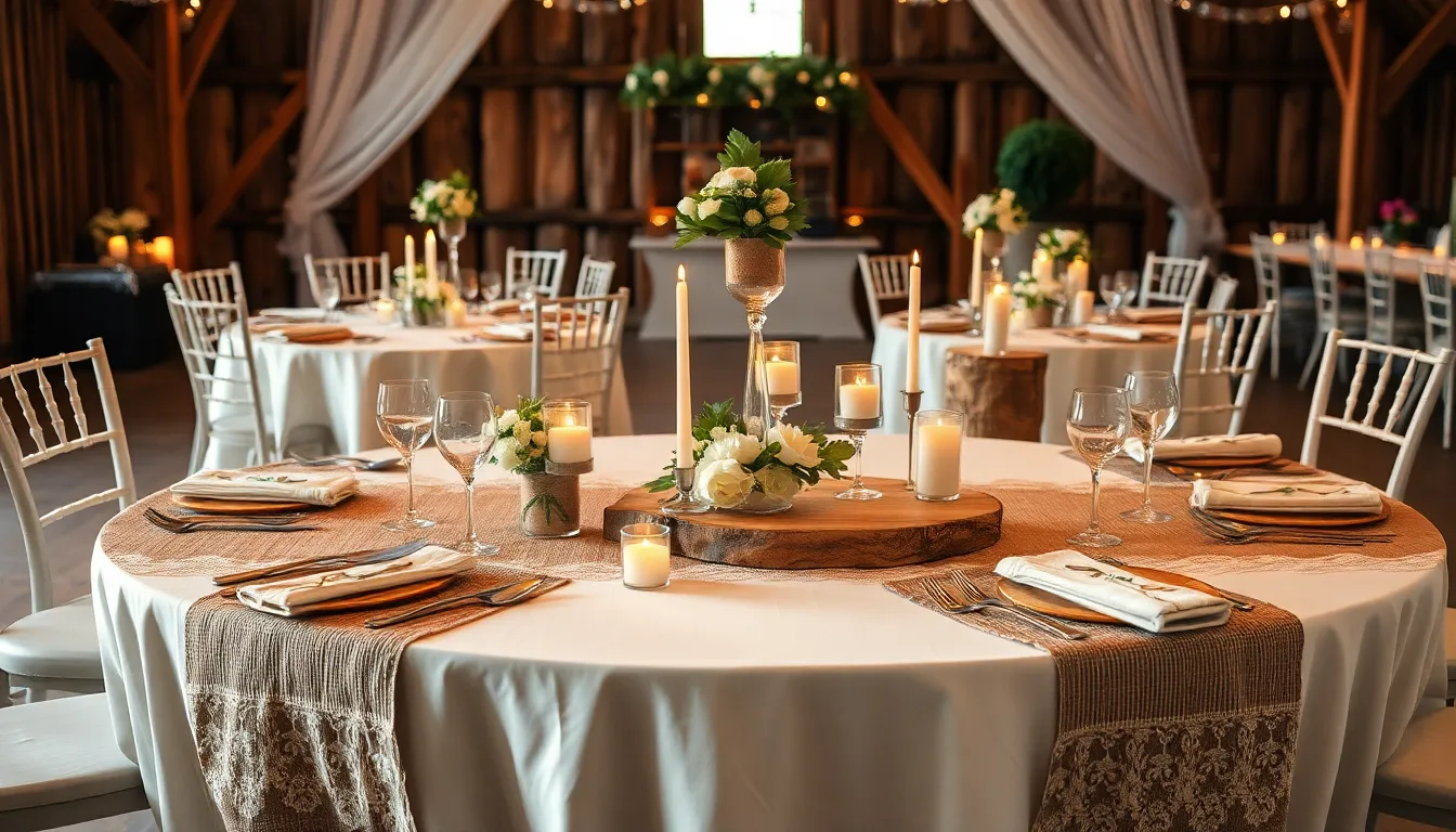 25 Stunning Wedding Table Linen Ideas to Transform Your Reception Tables 6 25 Stunning Wedding Table Linen Ideas to Transform Your Reception Tables 5