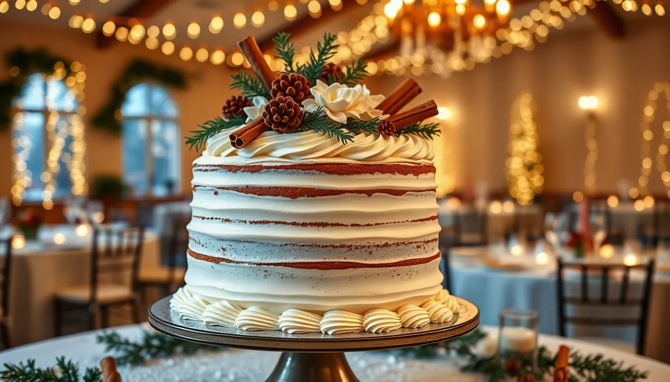25 Stunning Winter Wedding Cake Ideas That Will Make Your Big Day Magical 5