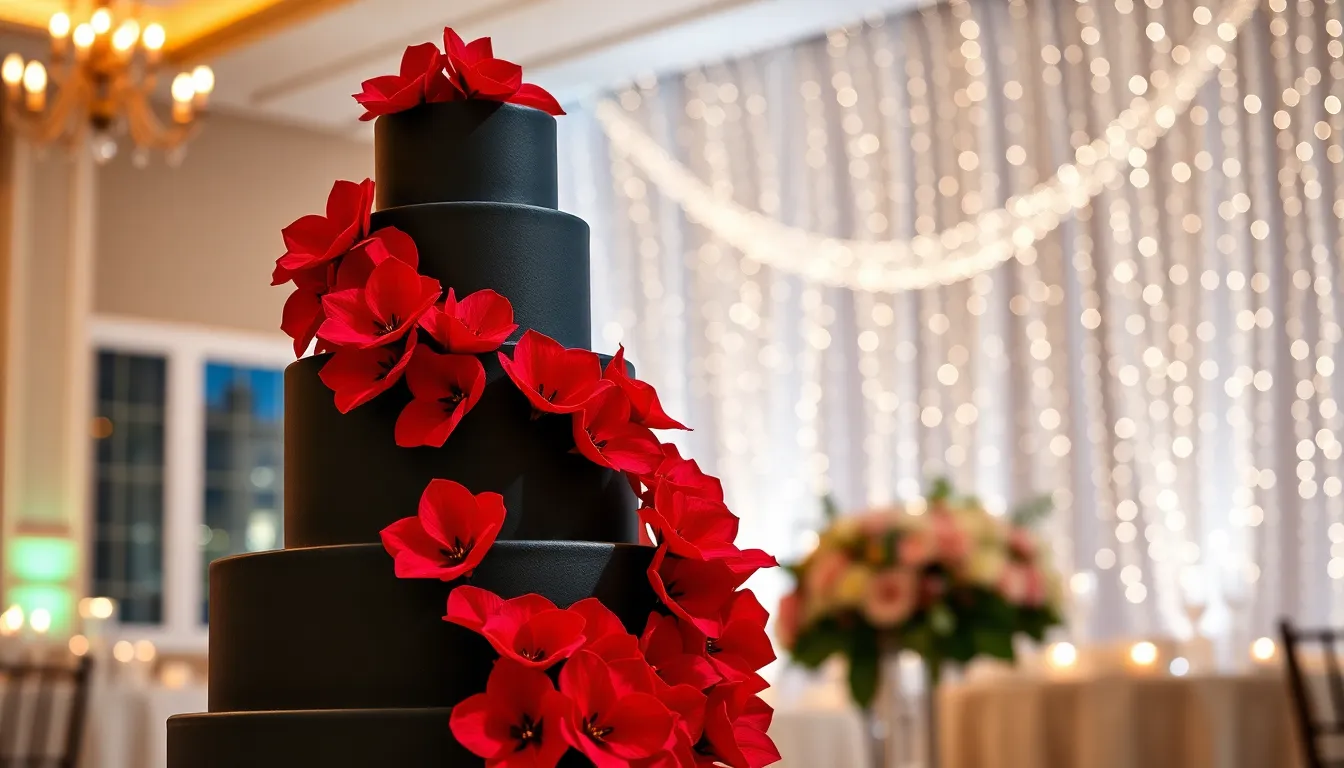 47 Stunning Black and Red Wedding Ideas That Will Leave Guests Speechless 7