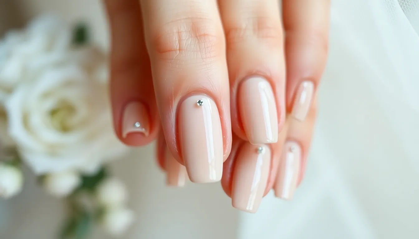 50+ Stunning Bridal Manicure Wedding Nails Ideas for Your Perfect Day 8 50+ Stunning Bridal Manicure Wedding Nails Ideas for Your Perfect Day 7