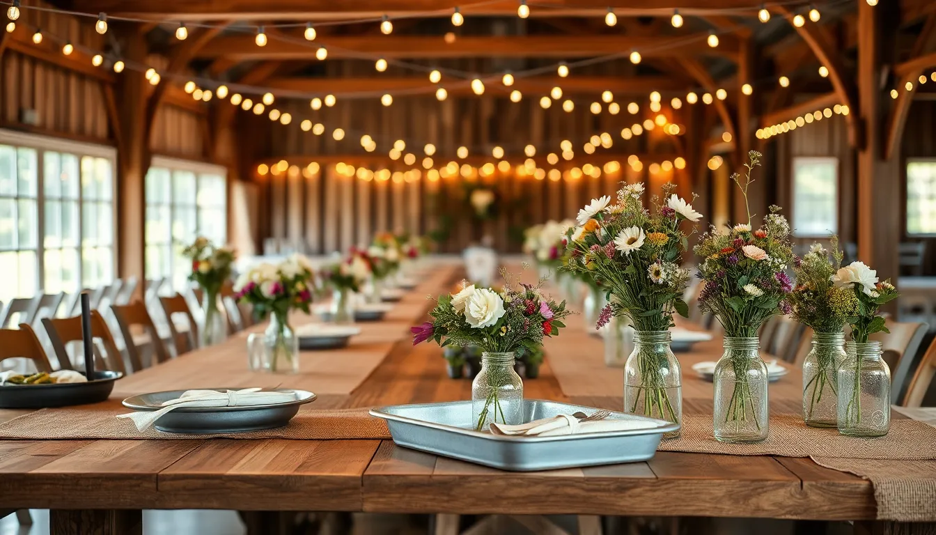 25 Stunning Wedding Buffet Table Decor Ideas That Will Wow Your Guests 8 25 Stunning Wedding Buffet Table Decor Ideas That Will Wow Your Guests 7