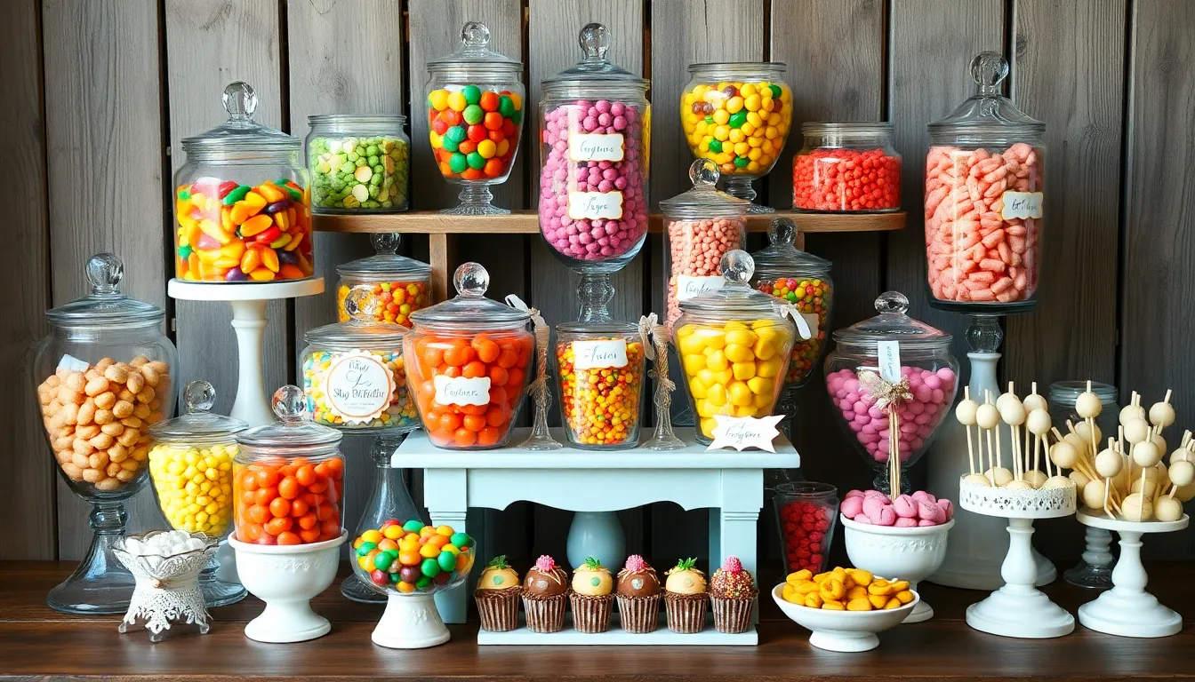 50+ Sweet Candy Bar Ideas for Wedding That Will Wow Your Guests 7