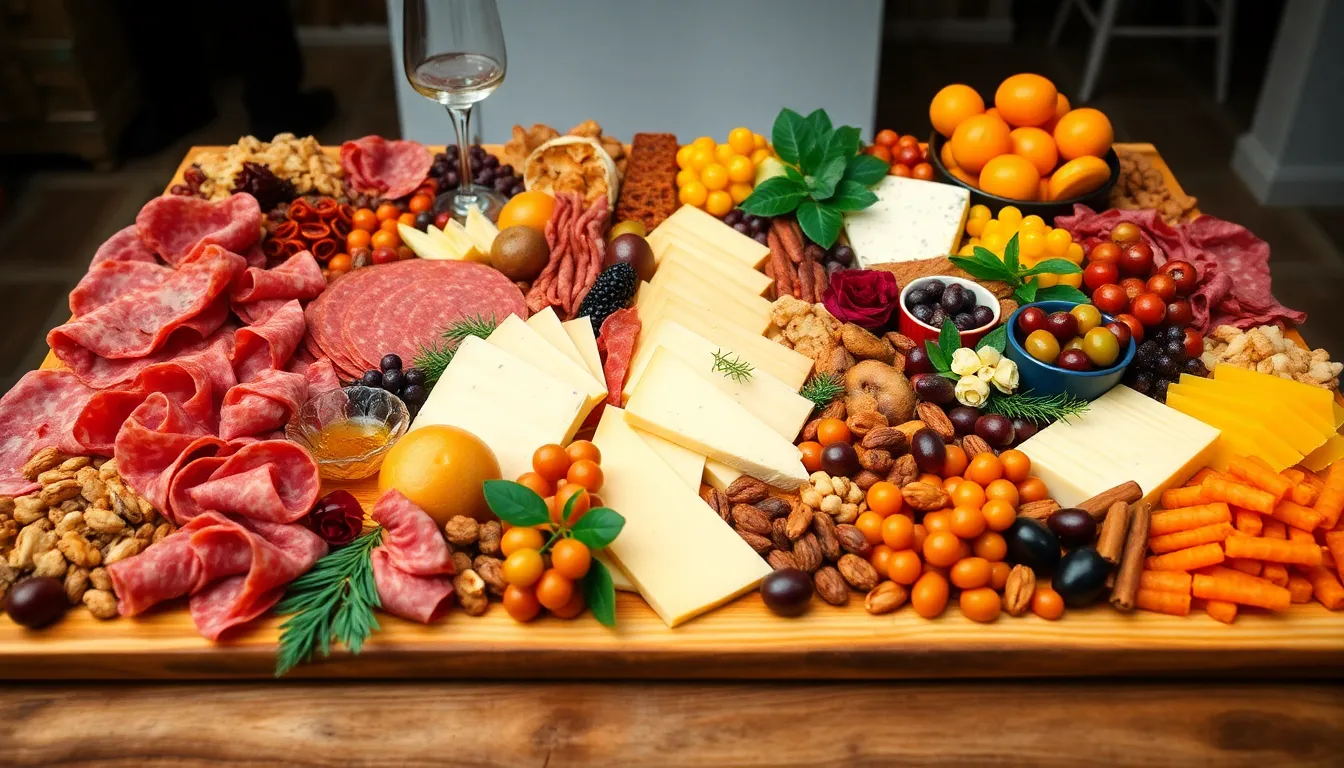 25 Stunning Charcuterie Board Ideas for Your Wedding Reception 7