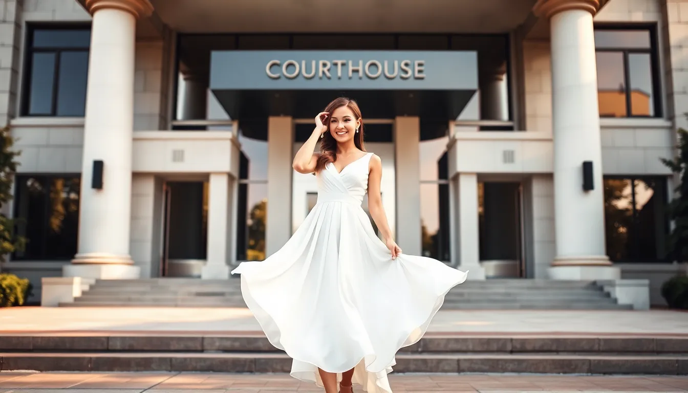 25 Stunning Courthouse Wedding Dress Ideas for Every Style & Budget (2025 Guide) 8 25 Stunning Courthouse Wedding Dress Ideas for Every Style & Budget (2025 Guide) 7