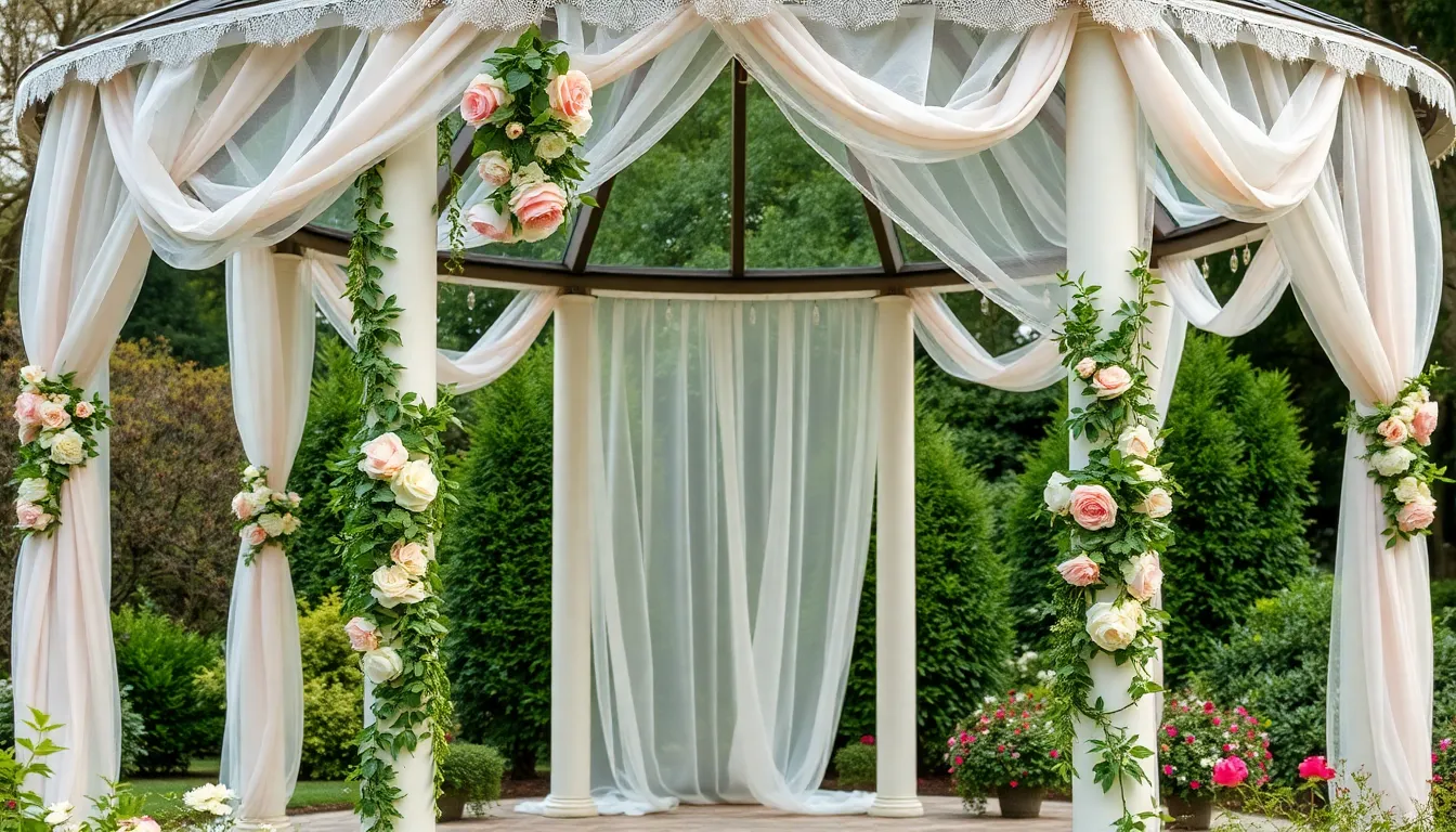 25 Stunning Gazebo Decorating Ideas for Your Dream Wedding (2025 Guide) 7