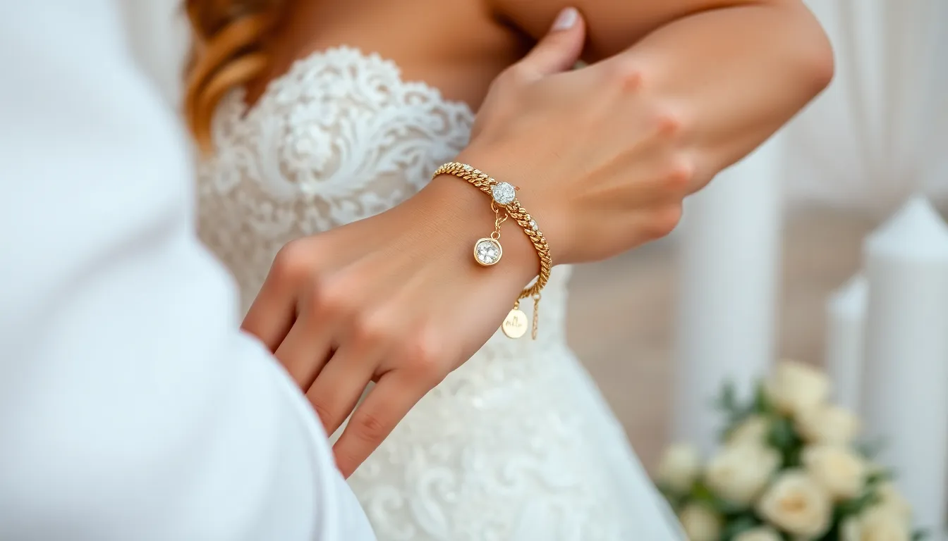 23 Stunning Gold Wedding Jewelry Ideas for Brides That'll Make You Sparkle 7