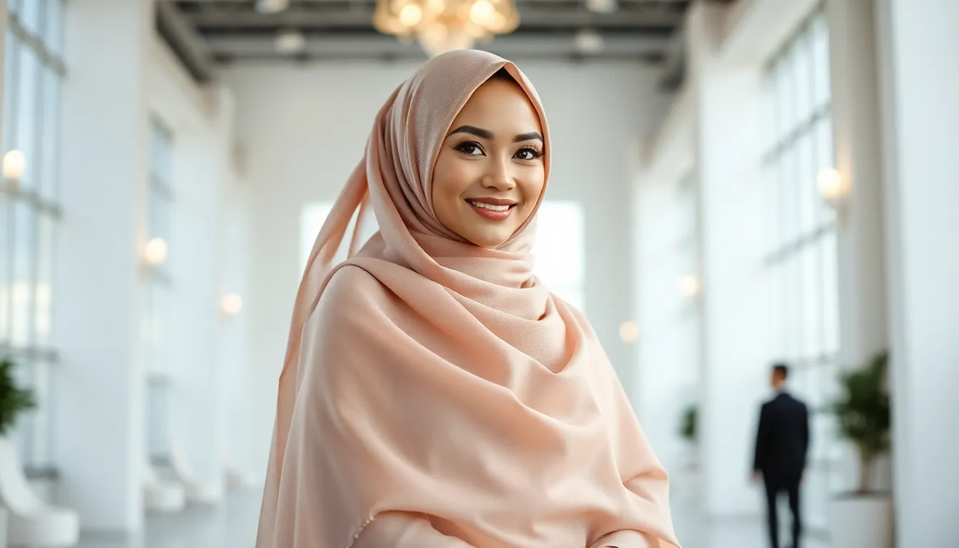 25 Stunning Hijab Ideas for Wedding: From Classic to Modern Bridal Styles 8 25 Stunning Hijab Ideas for Wedding: From Classic to Modern Bridal Styles 7