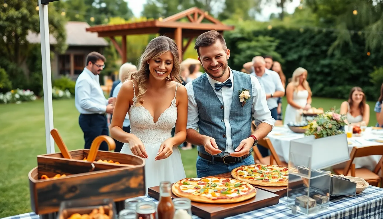 15 Creative Pizza Wedding Reception Ideas That Will Wow Your Guests 8 15 Creative Pizza Wedding Reception Ideas That Will Wow Your Guests 7