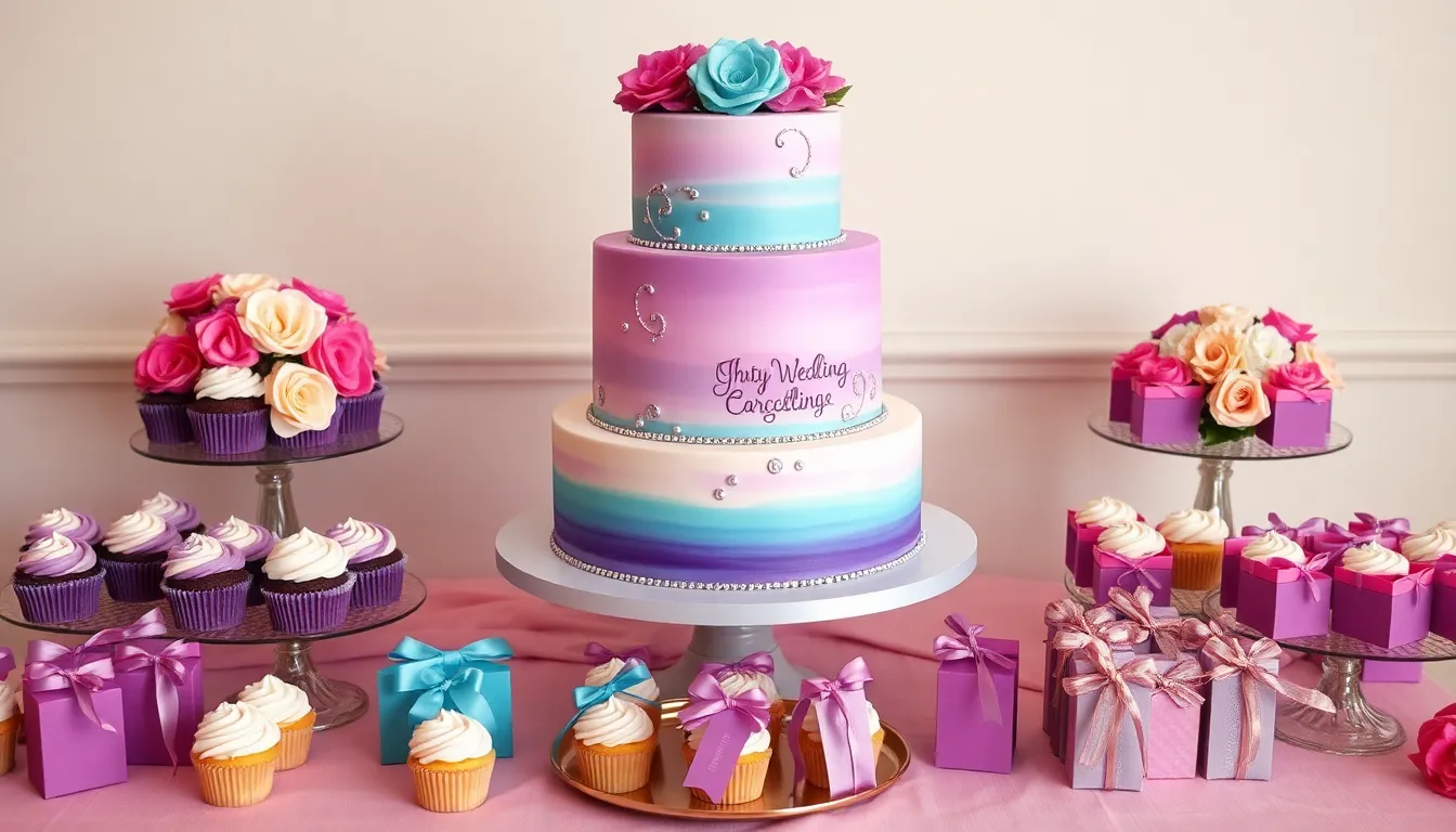 15 Stunning Purple and Turquoise Wedding Ideas That Will Make Your Day Unforgettable 8 15 Stunning Purple and Turquoise Wedding Ideas That Will Make Your Day Unforgettable 7
