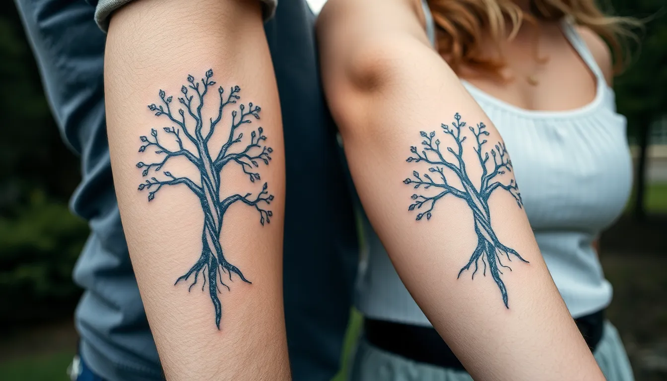 25 Romantic Wedding Anniversary Tattoo Ideas Couples Are Getting in 2025 8 25 Romantic Wedding Anniversary Tattoo Ideas Couples Are Getting in 2025 7