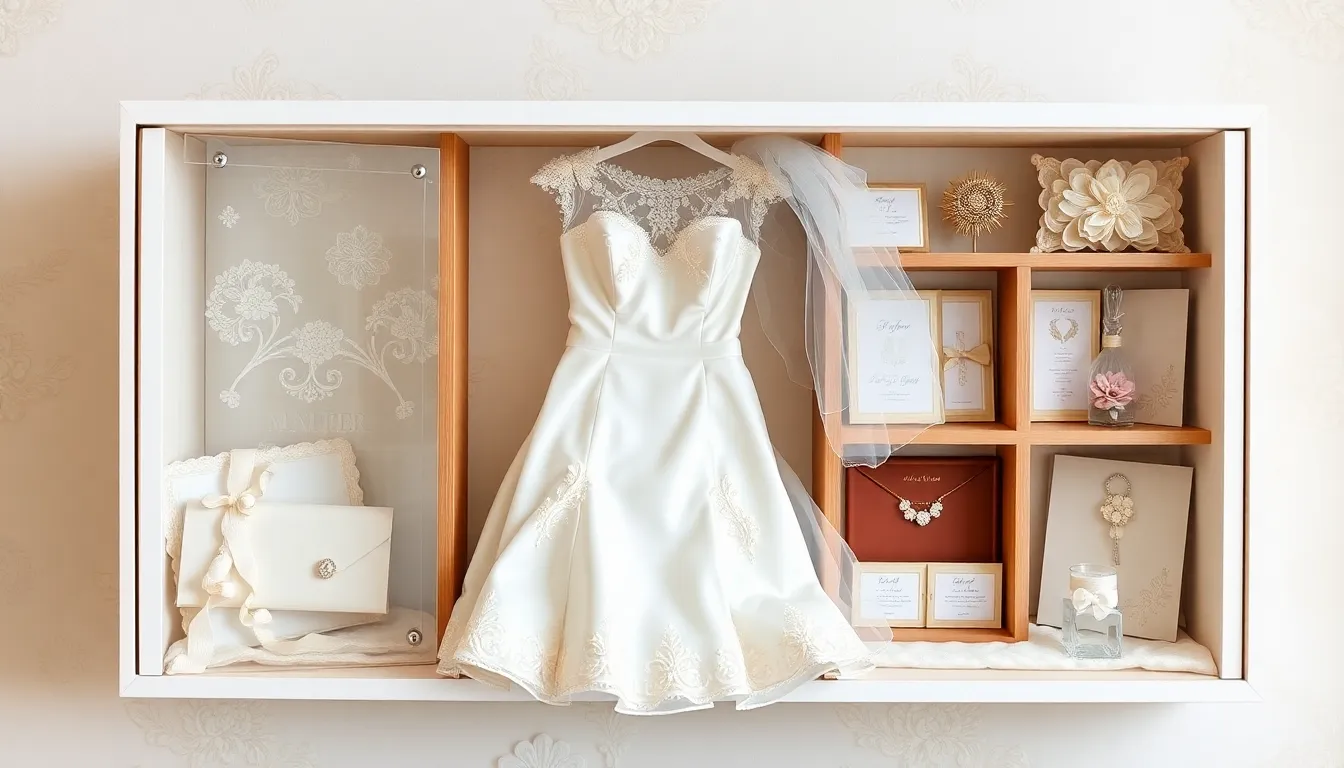 50 Creative Wedding Dress Display Ideas to Turn Your Gown Into Stunning Home Art 7