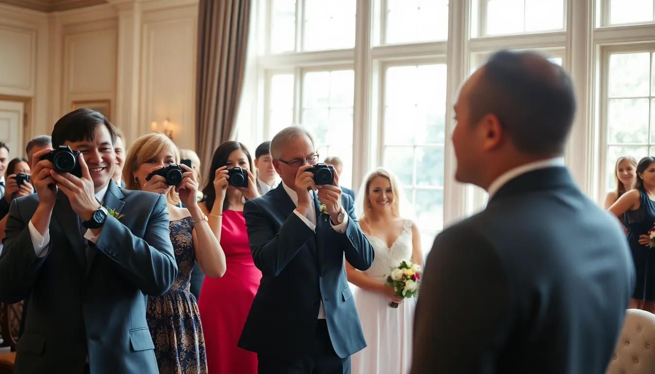 25 Creative Wedding Guest Photo Ideas That Won't Upset the Bride 8 25 Creative Wedding Guest Photo Ideas That Won't Upset the Bride 7