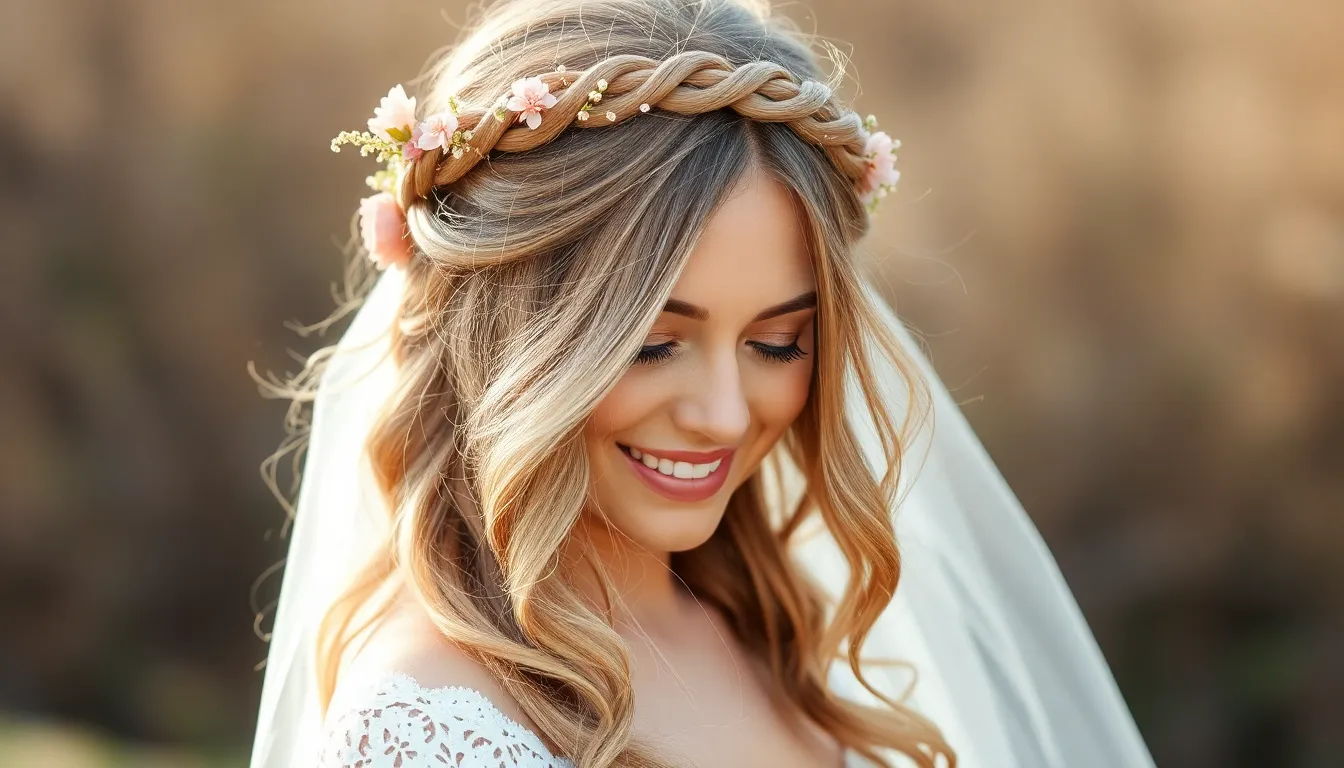 25 Stunning Wedding Hair Ideas for Medium Length Hair That'll Make You Shine 7