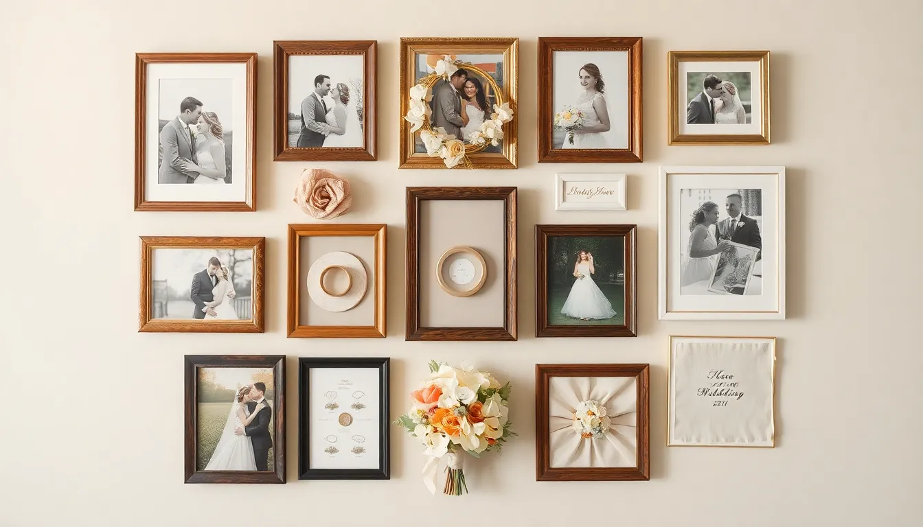 25 Stunning Wedding Picture Frame Ideas to Display Your Special Day Memories 8 25 Stunning Wedding Picture Frame Ideas to Display Your Special Day Memories 7