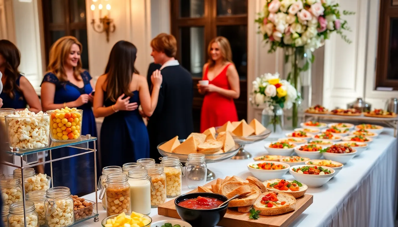 50+ Wedding Snack Table Ideas That Will Wow Your Guests (Plus Budget Tips!) 8 50+ Wedding Snack Table Ideas That Will Wow Your Guests (Plus Budget Tips!) 7