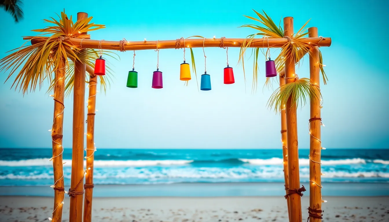 25 Stunning Beach Wedding Arch Ideas That'll Make Your Ceremony Unforgettable 10 25 Stunning Beach Wedding Arch Ideas That'll Make Your Ceremony Unforgettable 9