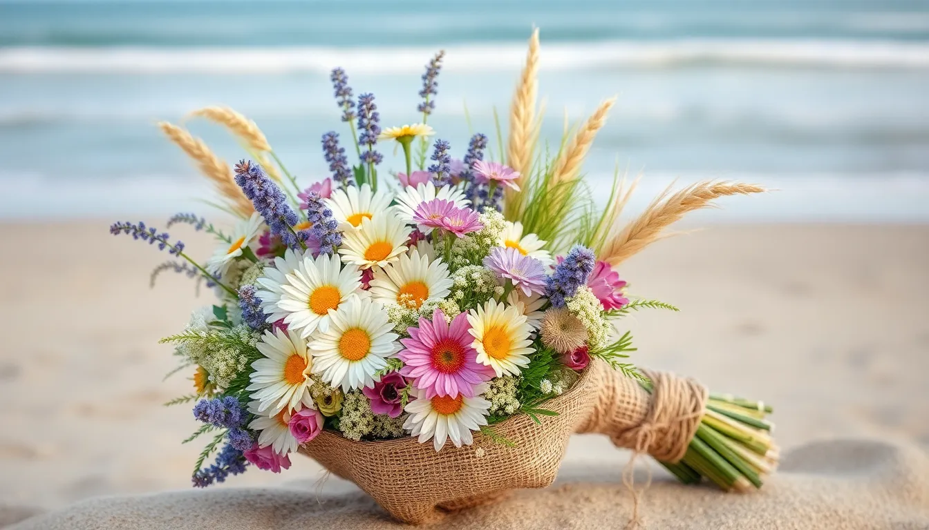 25 Stunning Beach Wedding Bouquet Ideas That Won't Blow Away in Ocean Breeze 10 25 Stunning Beach Wedding Bouquet Ideas That Won't Blow Away in Ocean Breeze 9